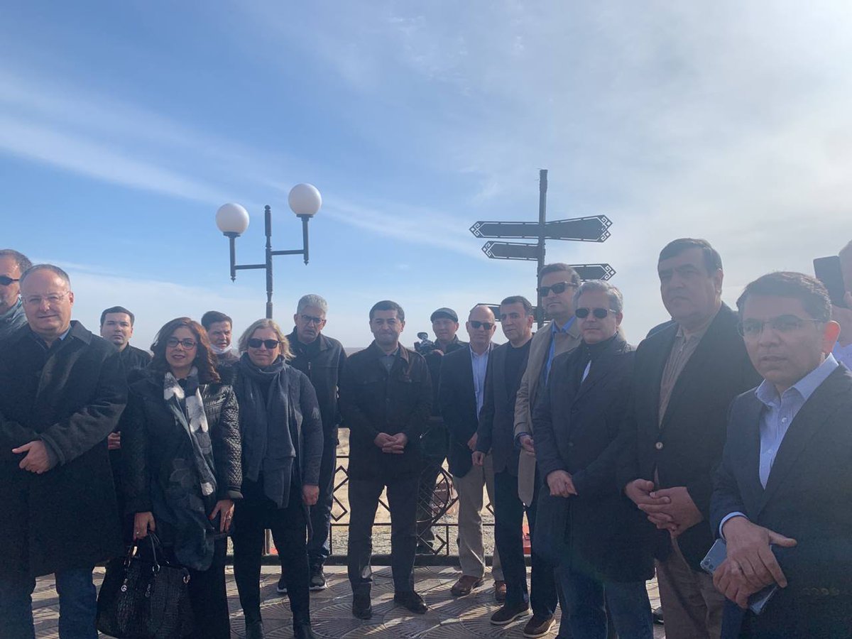 un_uzbekistan's tweet photo. Delegation of diplomatic corpus and development partners just landed in #Muynak.
Our #AralSeaMPHSTF works together with national & international partners to make an environmental, food, health, economic & social impact to the lives of 🧑🤝🧑 of the region. https://t.co/CWVkgppbrv https://t.co/B3gsD9VCco