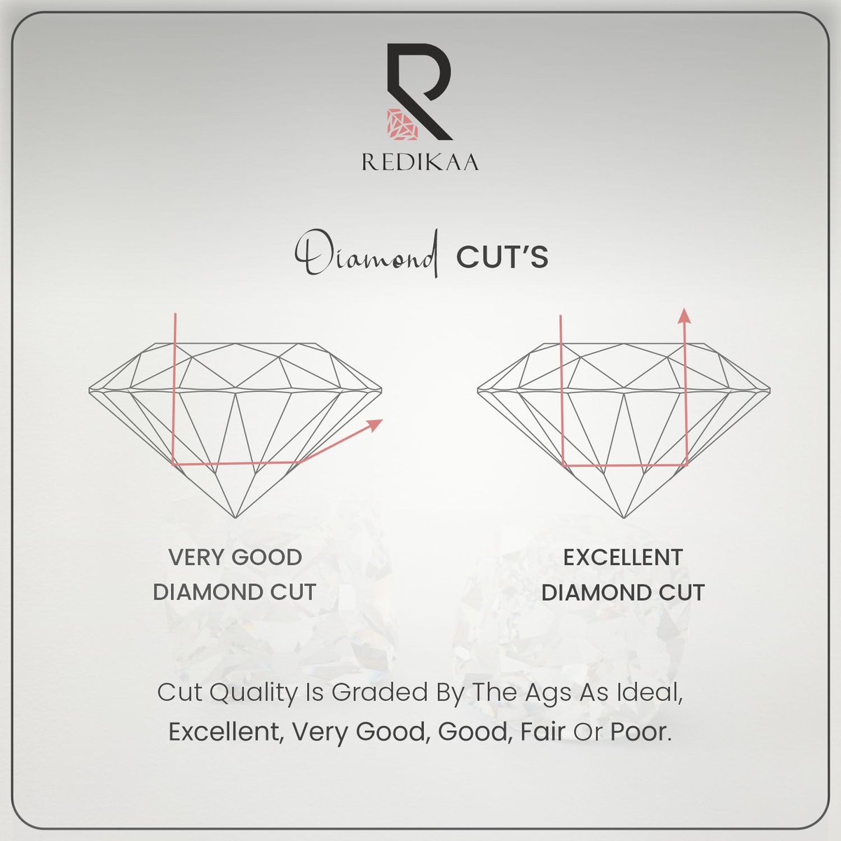 Redikaadiamond's tweet image. Diamonds That Shine: How Cut Affects Diamond Brilliance

#diamondcut #sparklingcut #perfectcut #cutabove #diamondbright #brilliantcut #precisioncutting #cutforperfection
#diamondsareforever #facetsofbeauty #Diamondcutbrillance #Redikaa