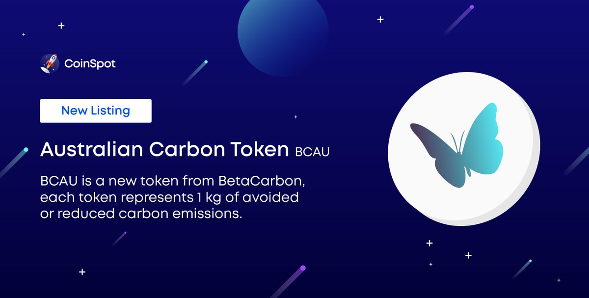 coinspotau's tweet image. Australian Carbon Token (BCAU) is now listed! 💚

Through owning BCAU, investors can help reduce the supply &amp;amp; increase the value of carbon credits, making it more expensive for companies to pollute.

RT for the chance to win $100 of BCAU 💸

Learn more 👇
coinspot.com.au/buy/bcau