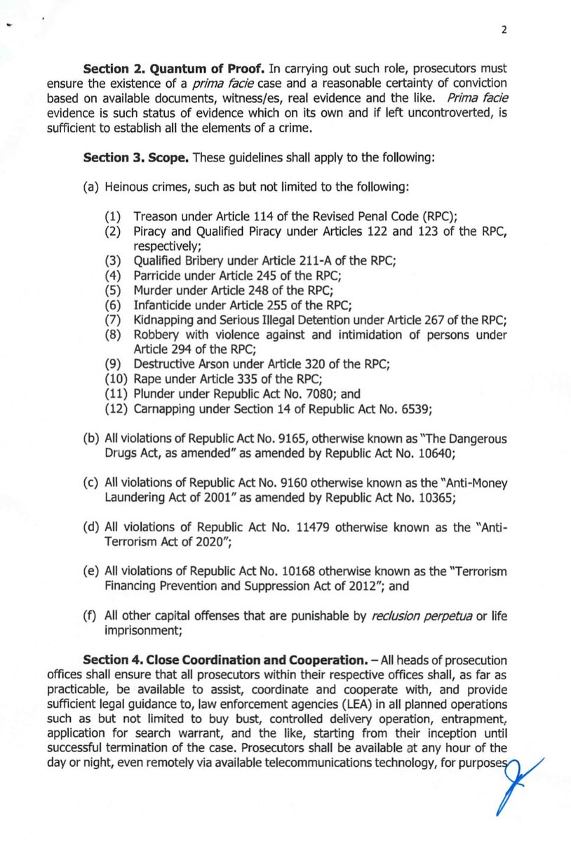 ABSCBNNews's tweet photo. READ: The Justice department issues a new circular requiring prosecutors to take an "active role" in the investigation of certain crimes, particularly in case build-up, where they may have to coordinate with complainants or law enforcement agencies. | via @mikenavallo https://t.co/dUir7xuy63