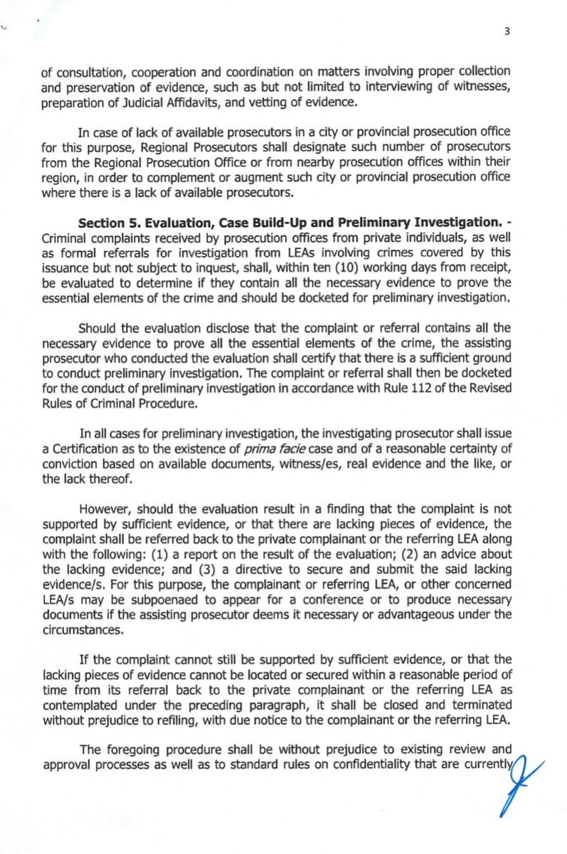 ABSCBNNews's tweet photo. READ: The Justice department issues a new circular requiring prosecutors to take an "active role" in the investigation of certain crimes, particularly in case build-up, where they may have to coordinate with complainants or law enforcement agencies. | via @mikenavallo https://t.co/dUir7xuy63