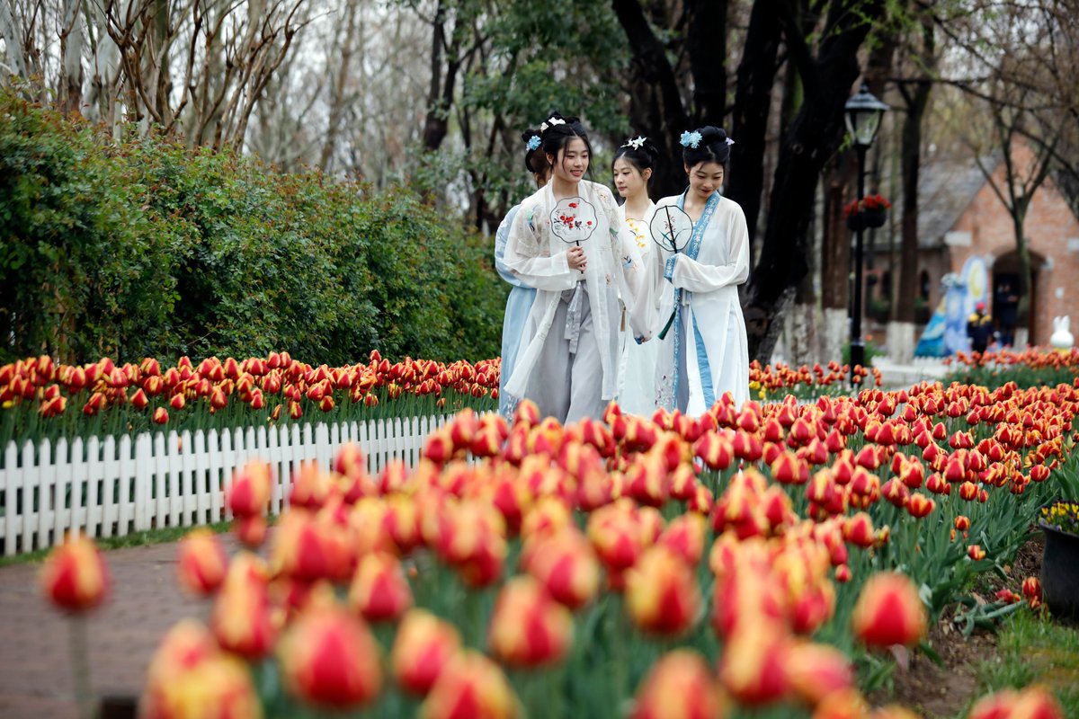 China_says's tweet photo. People go on outings to enjoy the springtime across #China. https://t.co/Q6pcnsHmxg