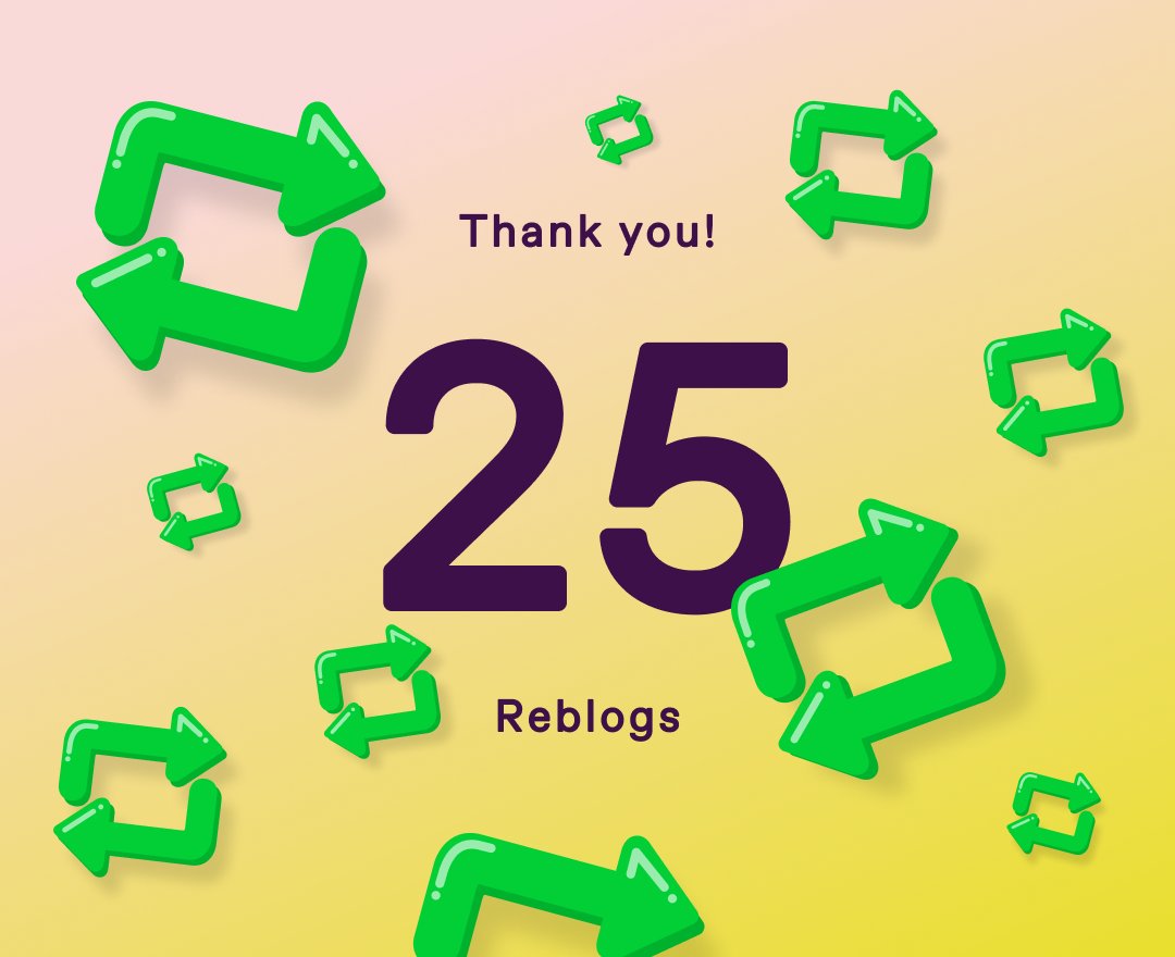 LoneBearGamer's tweet photo. Thank you everyone who got me to 25 reblogs from Tumblr! https://t.co/37trpzlnGV