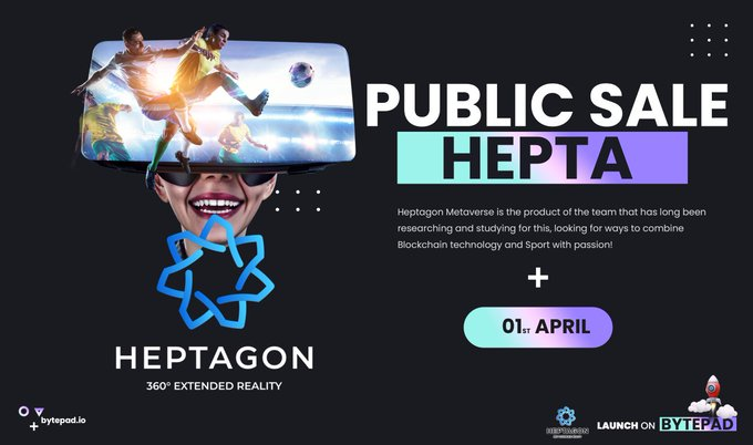 icomars's tweet photo. 🔥 DO NOT MISS IT!!
✅@Heptagoncorp's #HEPTA Token is on sale!
🚀Join the Sports Metaverse world with #HEPTA Token!
〽️ Purchase #HEPTA with special Bytepad discounts!
💸 Catch the opportunities! @Icomars
#launchpad #ICO #PreSale #Crypto #cryptocurrency #BTC #ETH #Icomars https://t.co/ImWw0vG1Jt