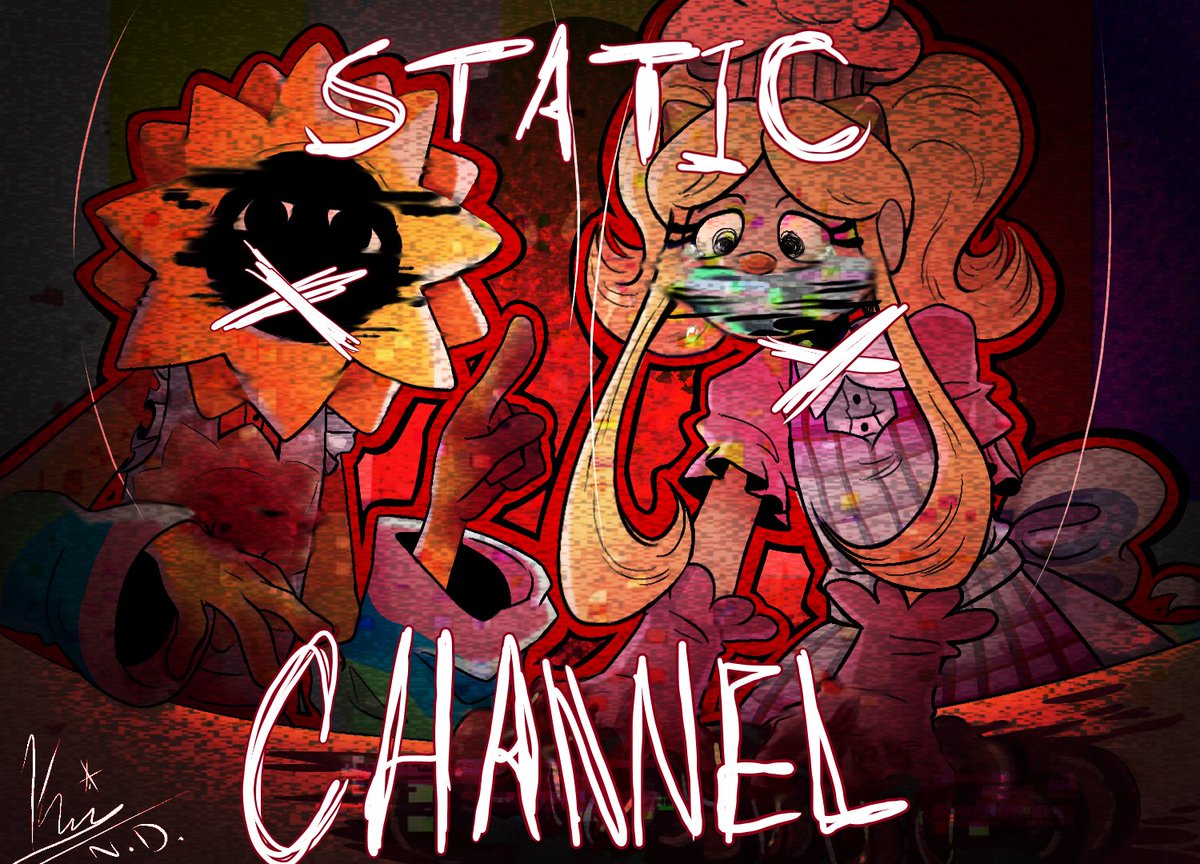 AnimationLady's tweet photo. 🌈⭐Static channel⭐🌈
❌❌❌Forever cult❌❌❌
#welcomehomefanart #welcomehomepuppetshow #welcomehomejulie #welcomehome
#staticchannel https://t.co/lNTyL6xRYR