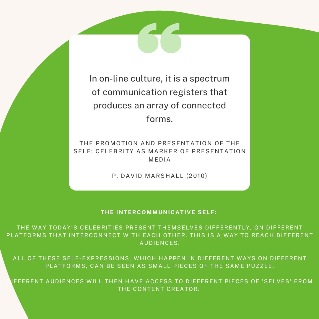 Jadeansd's tweet photo. Discussing The Intercommunicative Self this week with @dashofsalt7 It is a very a very interesting concept!  #MakingSocialMedia https://t.co/uEYkd8hT1O