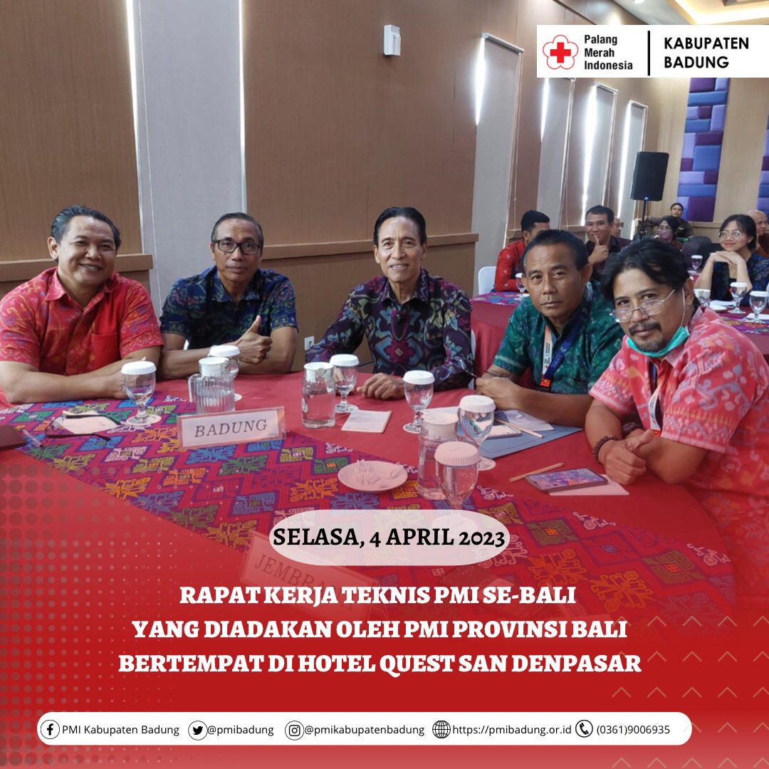 pmibadung's tweet photo. Rapat kerja teknis yang diadakan oleh @pmibali , membahas upaya meningkatkan pelayanan PMI https://t.co/2qZsYpjAJL