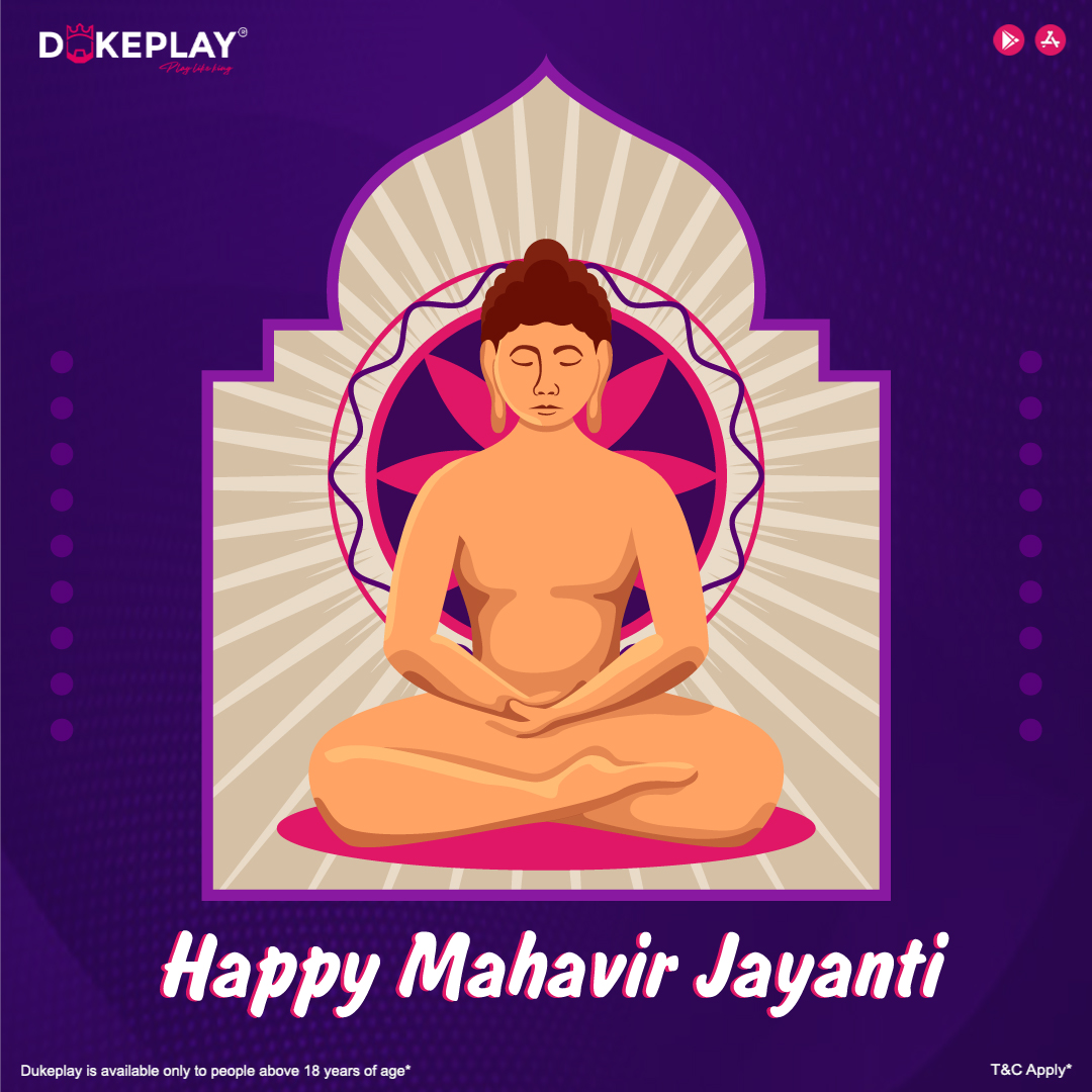 May this Mahavir Jayanti, Lord Mahavira shows you the path of light in the dark and fill your life with brightness. Happy Mahavir Jayanti 2023!

Download 👇
dukeplay.com/apps/dukeplay.…

#MahavirJanmaKalyanak  #MahavirJayanthi  #mahaveerjayanti2023  #dukeplay #tranding   #game #ludo