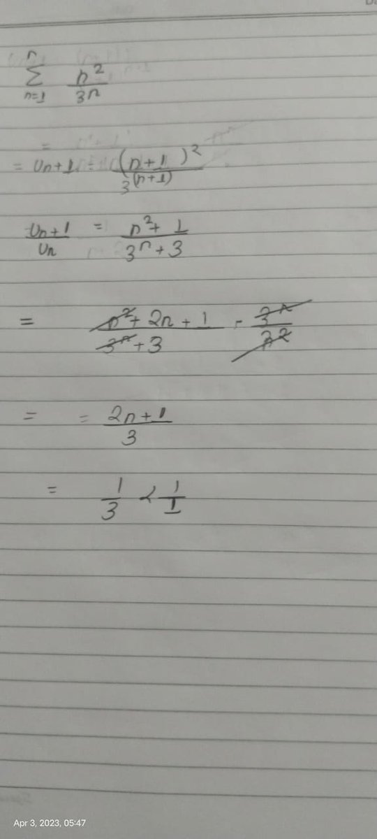 code_sidd's tweet photo. @HumansNoContext Solving my friend's question about sequence and series. https://t.co/2vlX2k2G7e