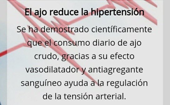 El ajo reduce la hipertensión

Se ha demostrado científicamente que el consumo diario de ajo crudo, gracias a su efecto vasodilatador y antiagregante sanguíneo ayuda a la regulación de la tensión arterial
Aprende más en nuestra web
👉 alycinsalud.com/efecto-del-ajo…
