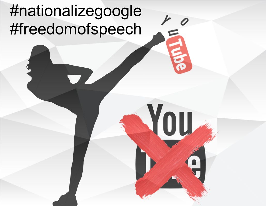 #nationalizegoogle #nationalizeyoutube

#youtuberepression
#democracyunderattack
#freedomofspeech
#YoutubeAgainstHumanity
#YoutubeAgainstTruth
#BREAKUPYOUTUBE