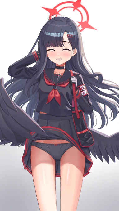 「ちらっ」#ブルアカ 