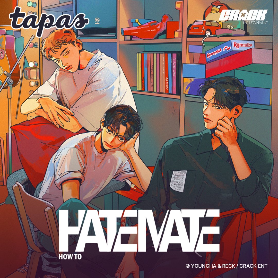 CRACK_twt's tweet photo. 📢 영하&amp;랙 작가님의 <하테마테> 영문판이 타파스(@tapas_app)에서 런칭되었습니다!
많은 관심 부탁드려요 ദ്ദി ˉ͈̀꒳ˉ͈́ )✧

The English version of <HATEMATE> by YOUNGHA&amp;RECK is now available on the Tapas!

🔗https://t.co/6jnDsFAim5

#tapas #타파스 #HateMate https://t.co/31v8vfJAEC