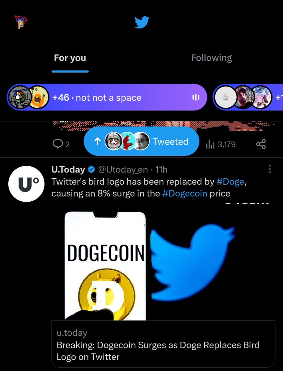 1337Tpunk's tweet image. There&apos;s a rumor that the @Twitter logo has changed, but I&apos;m feeling lazy to check that out on the laptop, so if it has changed, maybe #TwitterDev @TwitterDev will want to change it on the mobile app too? #TwitterLogo ⬇️ 😎