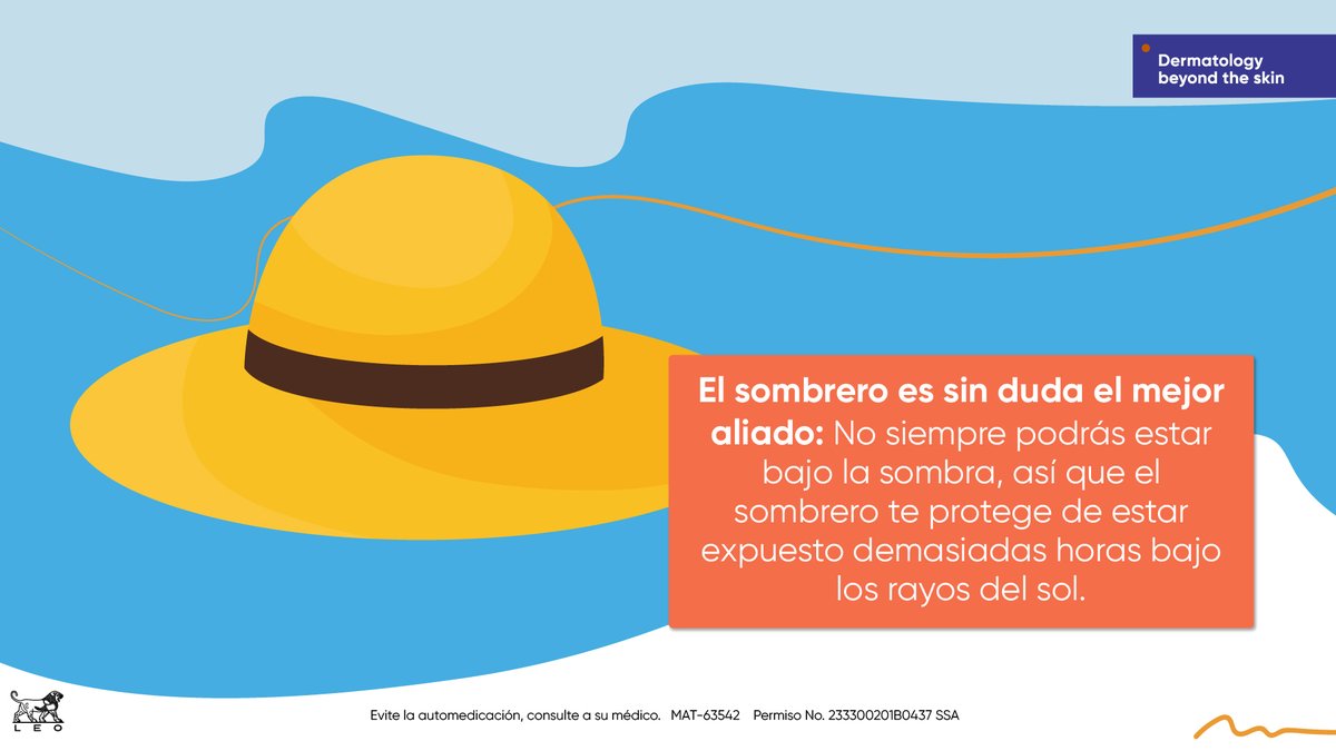 LeoPharmaMX's tweet photo. ¡Ya casi, ya casi! ☀️🏖😎 Aquí te dejamos 5 #LEOTips para que tu piel sobreviva, se vea hermosa y sana estas vacaciones.
#Vacaciones #LEOPharma #PielSana https://t.co/CsWgNIXNso