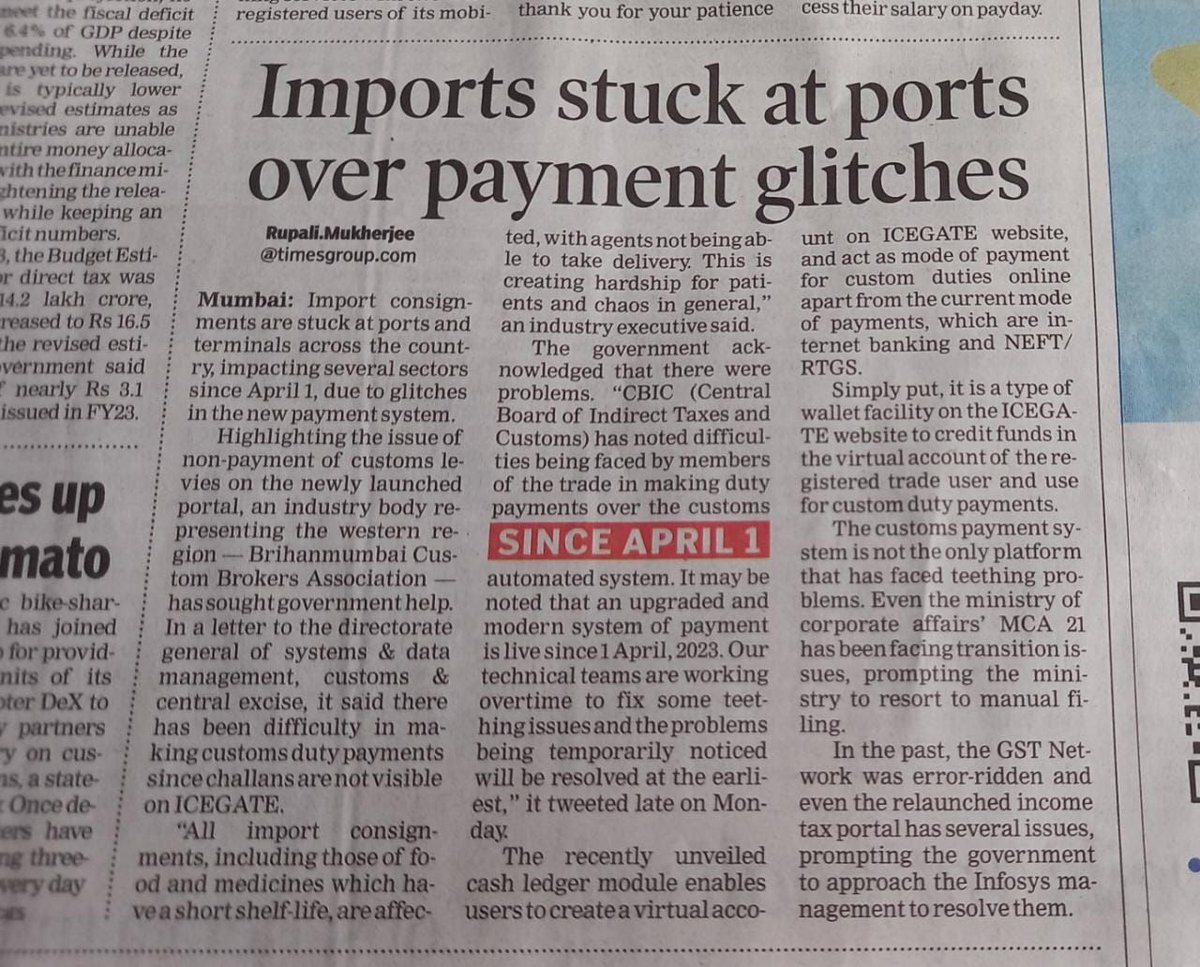 PacharuiG's tweet photo. Import  stuck 1st April 2023 till Now. https://t.co/3oCm19hX6p