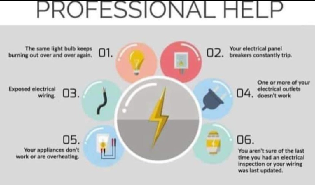 Wondering when you should seek professional help when it comes to your electrics? 

Have a read and contact us if any apply to you! 

#professionalhelp #electrician