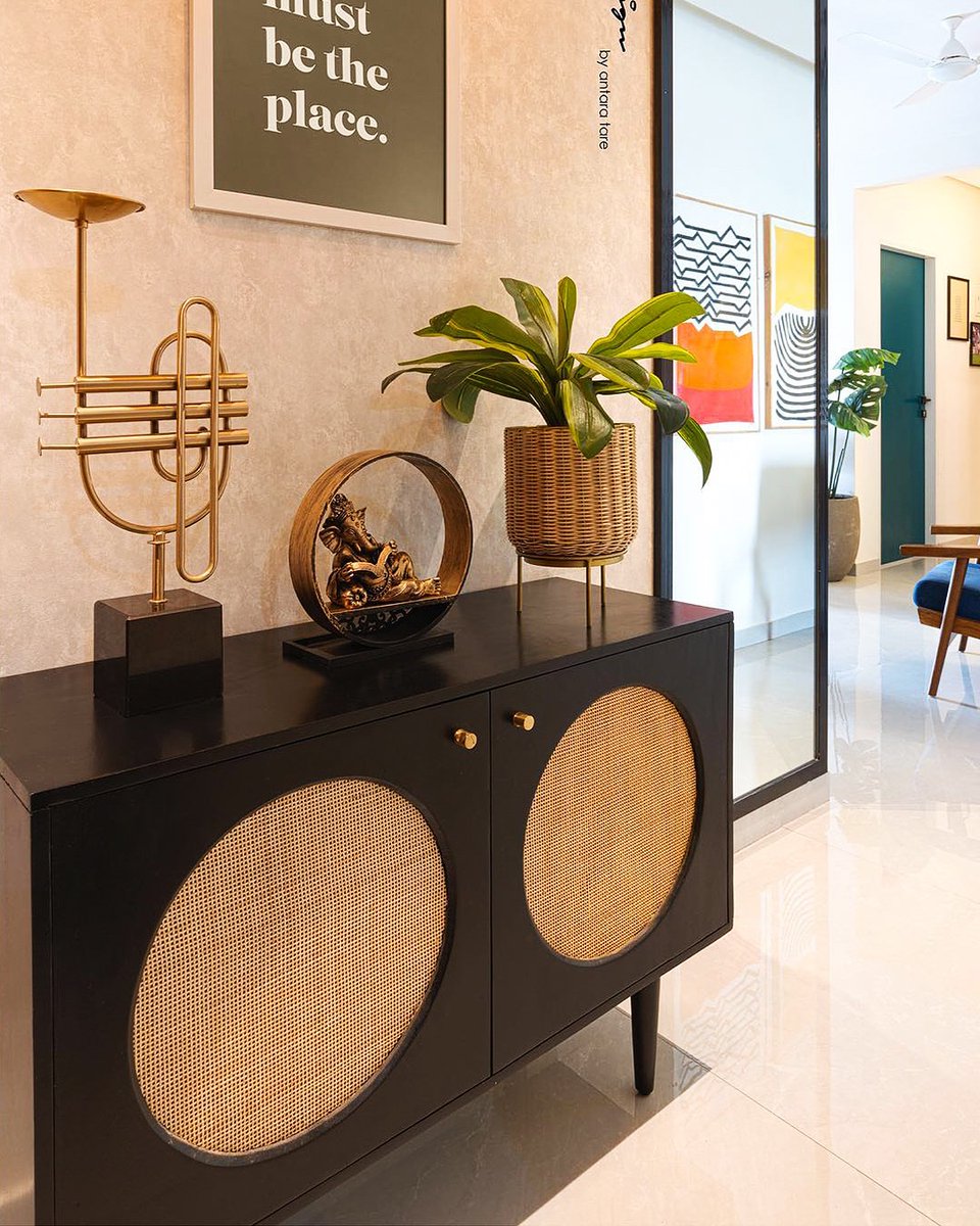 Add a quirky charm to your home with this beautifully crafted eccentric Alina Sideboard.

Styled by @abouthedesign 

#ULStory #urbanladder #interiordesign #sideboardstyling #quirkydecor