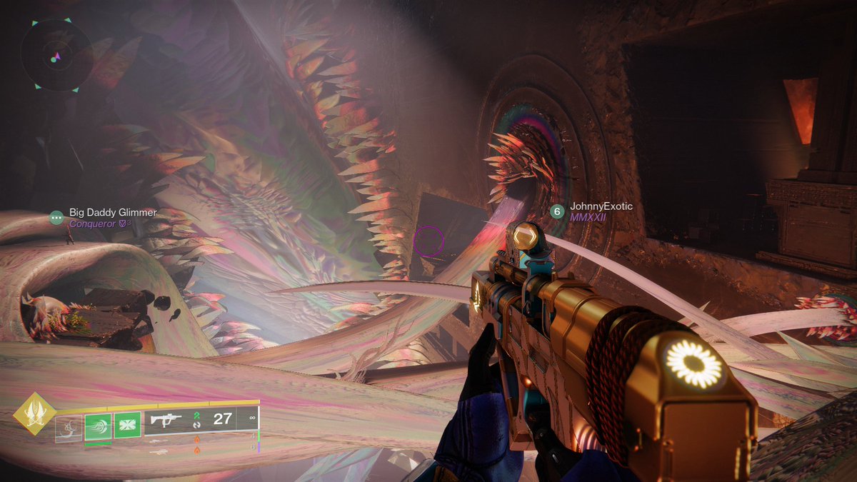 fangirleclectic's tweet photo. "hang on, i need to take some pics" ๐ i am so obsessed with this raid ๐ @Bungie #destiny2 #rootofnightmares #ron #destinyraid #bungie #lightfall https://t.co/CXwg2LRLIo