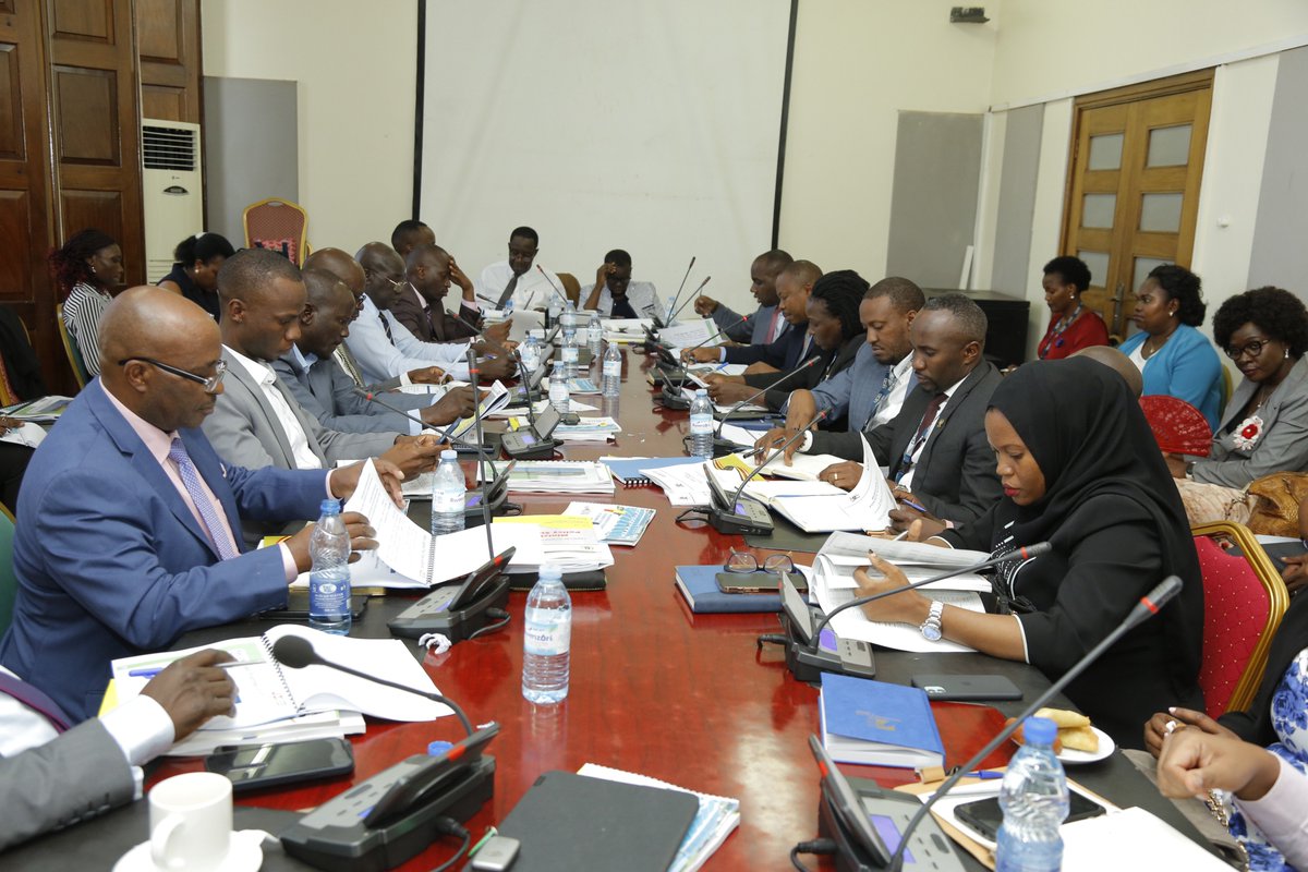 YESTERDAY: Led by the Minister of State for General Duties @henrymusasizi1 , we appeared before the Committee on Finance, Planning and Economic Dev't of @Parliament_Ug to present our Ministerial Policy Statement for FY 2023/24 for consideration by Parliament.