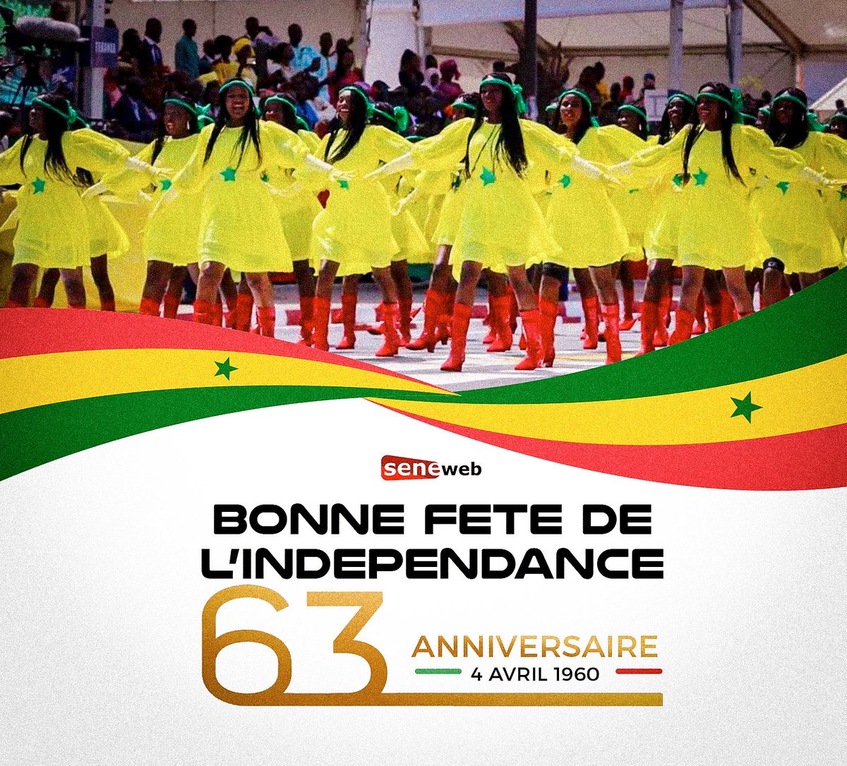seneweb's tweet photo. 63e anniversaire de l’accession de notre pays à la souveraineté internationale.
Happy independence day 🇸🇳🙏🏾
#senegal #seneweb #MessageIndependanceSn #kebetu #IndependenceDay https://t.co/VwUJqDTcJL