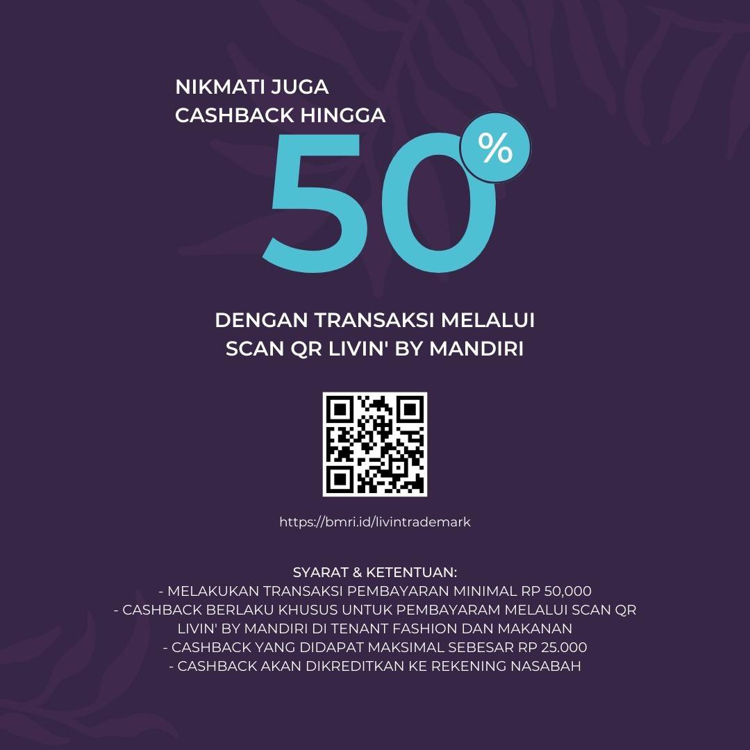Males antri buat masuk ke Trademark Market? Tunjukin bukti transaksi di Livin’ by Mandiri dan kamu bisa akses jalur Fast Track. Kamu bisa dapetin cashback hingga 50% juga lho!

#TrademarkMarketbyLazada #TrademarkMarket2023 #TrademarkMarket #localbrandindonesia