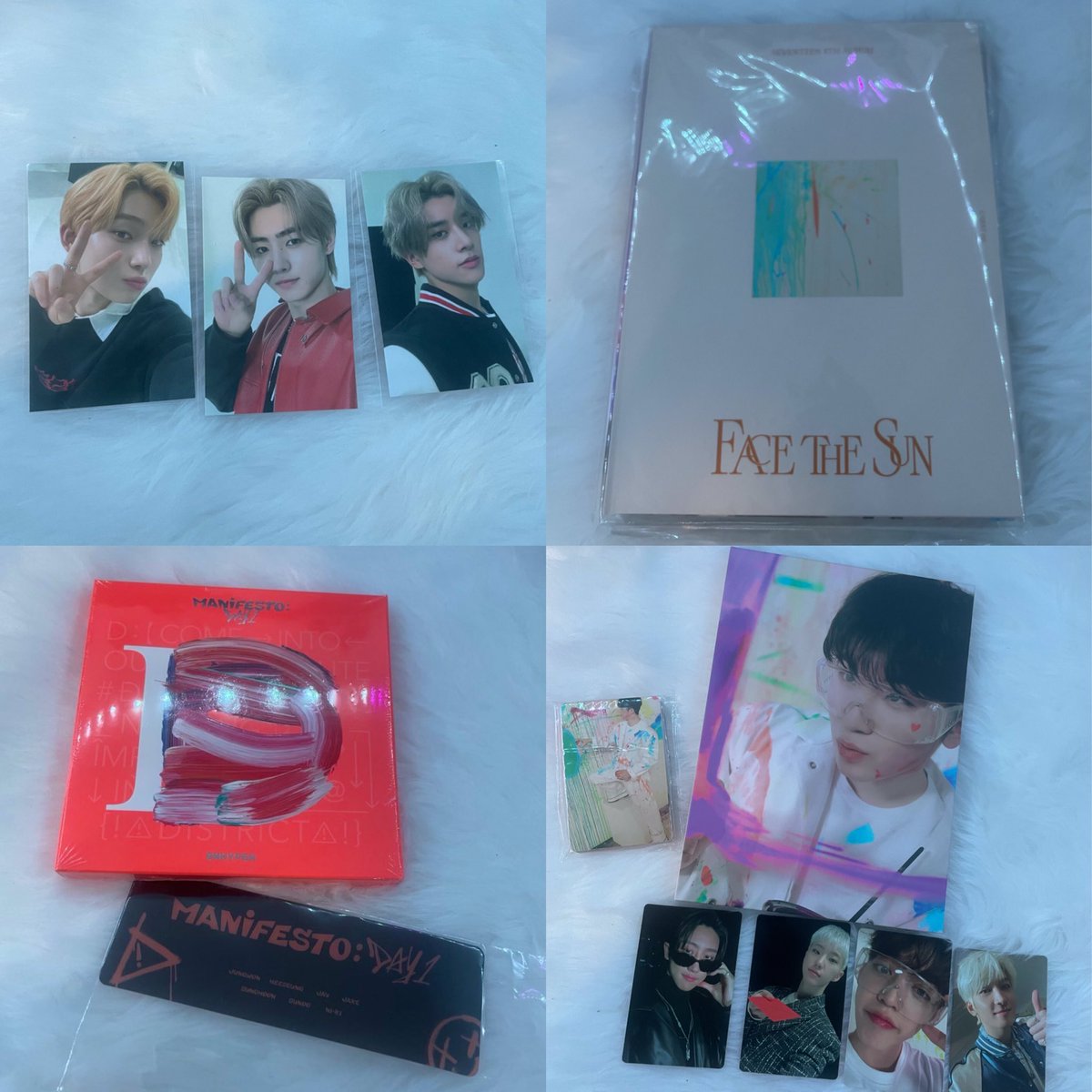 peoniesph's tweet photo. 💗 #peoniesonhand 

wts lfb assorted enhypen and seventeen merch 
 - all QYOP , will post proper selling post tomorrow with prices!

items:
> md:1 sealed w pob
> manifesto tour hoodie pcs
> face the sun unsealed set ( inclu on last pic )

pls help rt ty, dm or reply to claim! https://t.co/I29BBeKE0w
