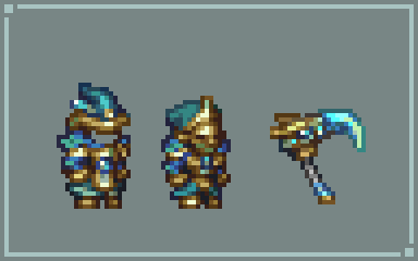 Aerialite armor resprite now finished + a extra thing
#Terraria #pixelart  #ドット絵  #calamitymod