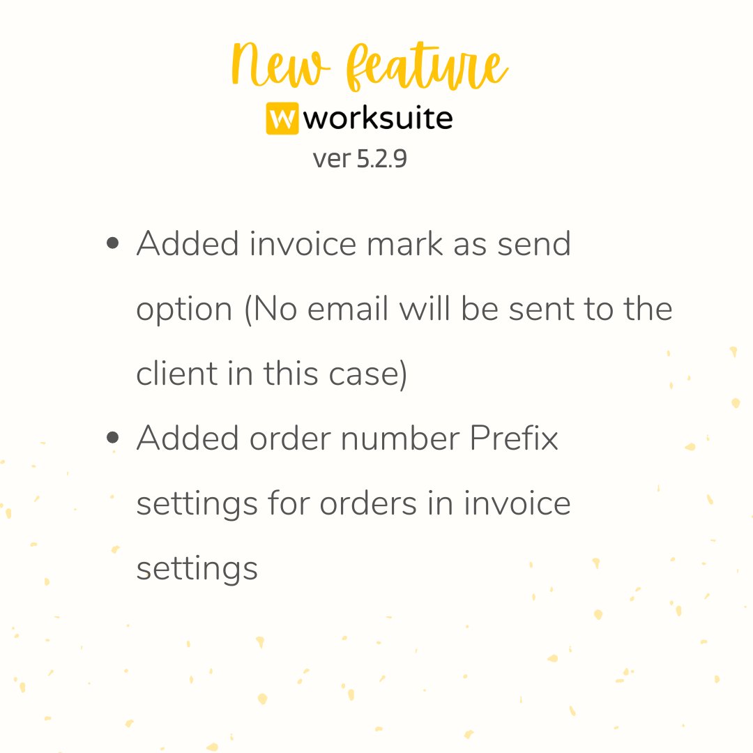 worksuiteapp's tweet photo. 🚀Worksuite version 5.2.8 🚀swipe to catch up with the latest Worksuite version.
New features include client column in payments table, date range in mark attendance, ticket agent can be linked to multiple ticket groups &amp; many more.  #manageyourbusiness #worksuite #HRM #CRM https://t.co/tIoL5Hi5Rl