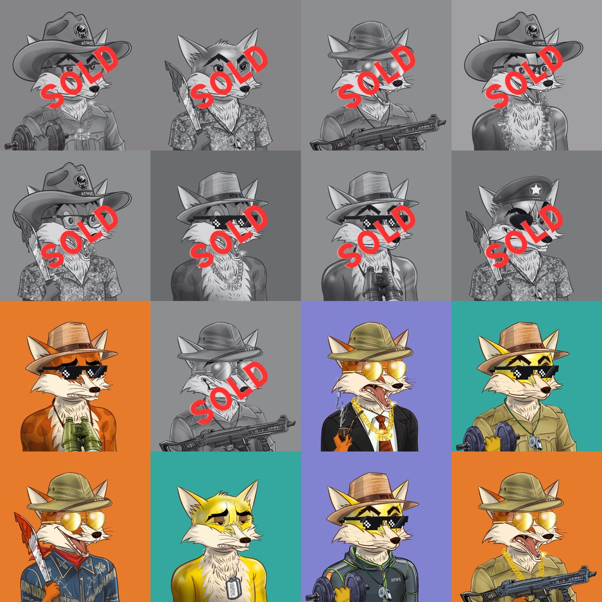 🦊₳Ŧ₩𐌂 Mr Fox New Drop🎉 

🔥58 Holders 89 SOLD 0.27Vol   
🚀Purchased back from 1 🦊holder every 24hrs  
⛽️0.003$Eth  
🎁Free Personalized Traits Card   

7 Left Grab your 🦊today👇 
opensea.io/collection/mrf…

#nft #NFTGiveaways #NFTdrops #NFTcollections
