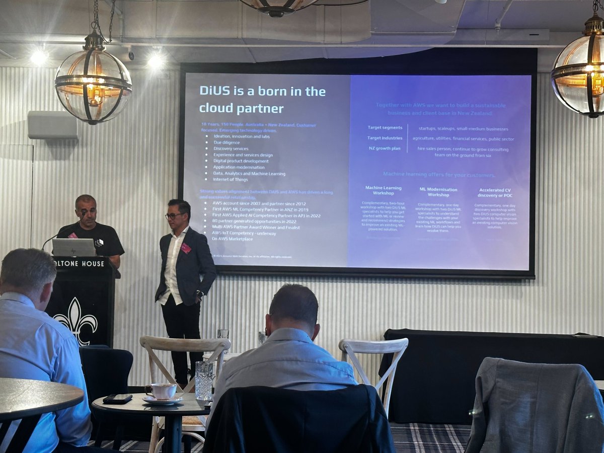 dius_anz's tweet photo. Our team also presented at the NZ Pitch Fest, as they heard about strategy, growth, customer trends & innovation within the New Zealand Market. Go team!
Will we see you at AWS Summit Sydney today? Hopefully! Say hello if you spot us ๐ #DiUS #NavigatetheNew https://t.co/hnPUeVvpPB