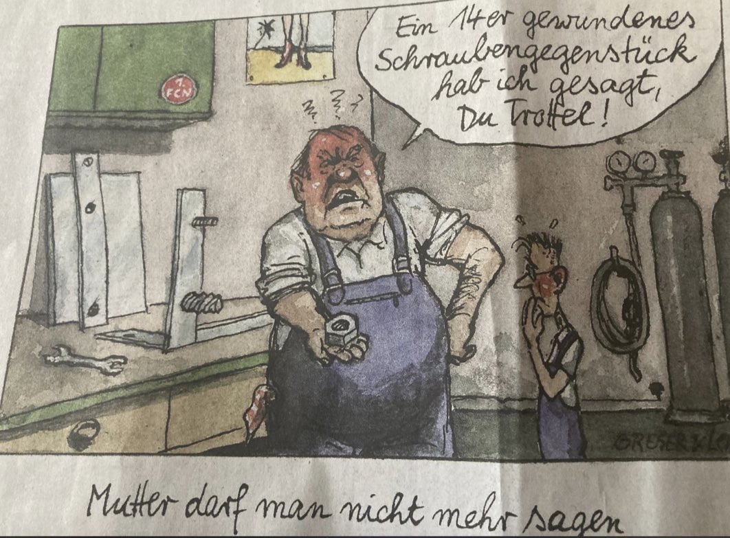 M_Ostermann's tweet photo. Wenn es nicht hier und da traurige Realität wäre ….. https://t.co/lYtLfKNxyL