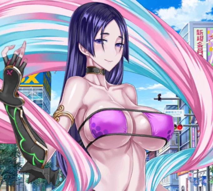 細目?というかなんというか目元がにんまりしてる女性キャラ好きなんですよね この目付きのキャラは高確率でえrい 