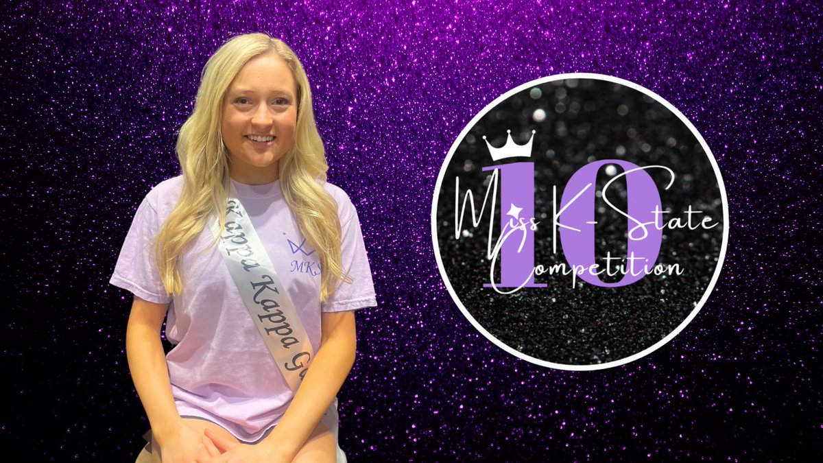 Contestant #5 is Kaylee Brungardt and she will be representing Kappa Kappa Gamma on April 11th. Retweet this post to help her win the Social Media Contest for Miss K-State! #MKS10
