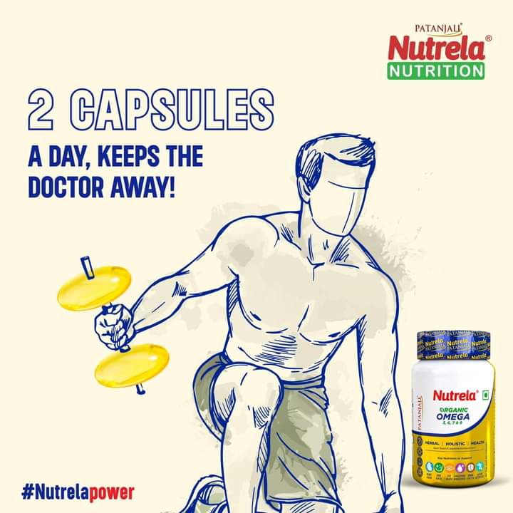 NirmalKumarKes3's tweet photo. Elevate your active lifestyle with the power of all omegas and bio-fermented vitamins in Patanjali Nutrela Organic Omega 3 6 7 9 Vegetarian Capsules. #FitnessGoals #ActiveLifestyle #HealthyBodyHealthyMind #NutrelaPower @PypAyurved @Santosh00455545 https://t.co/JDmvnrNOMP