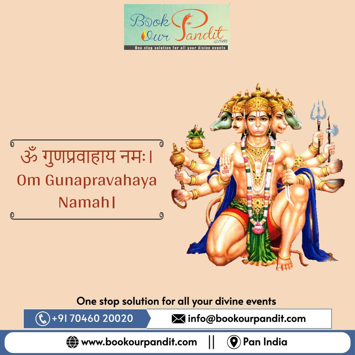 bookourpandit's tweet photo. реР рдЧреБрдгрдкреНрд░рд╡рд╛рд╣рд╛рдп рдирдордГред ЁЯЩПЁЯМ╣ЁЯЩП
#AstroWithBOP
#HanumanJi
#Ram
#HanumanJayanti2023 is coming ЁЯОп https://t.co/YuLpTyBOwA