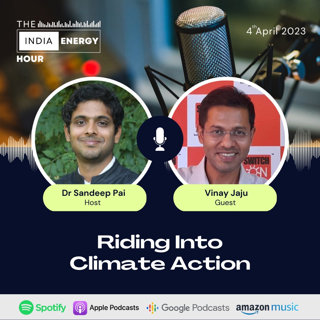 tieh_podcast's tweet photo. In our recent episode, @vinayjaju of @SwitchONIndia talks about his ‘Move for Earth’ cycle yatra initiative and his interest towards #climateaction
Episode out now 🎙️ https://t.co/llZtkXCsiL
#TIEHPodcast #SwitchOnFoundation #Solar #CleanEnergy https://t.co/SA21FkV7Ql