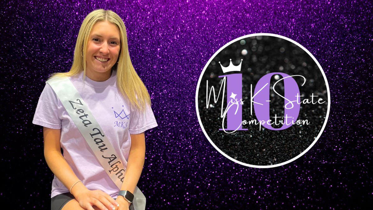 Contestant #6 is Reagan Nowak and she will be representing Zeta Tau Alpha on April 11th. Retweet this post to help her win the Social Media Contest for Miss K-State! #MKS10
