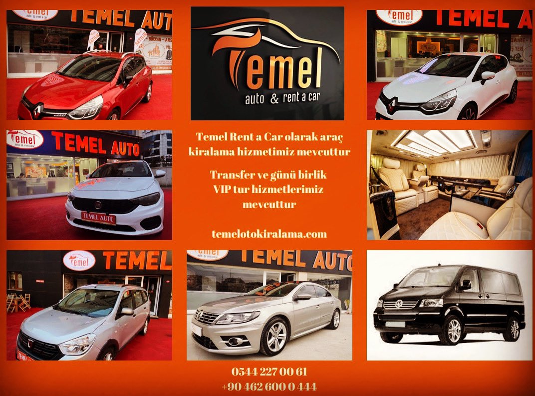 Temel Oto Kiralama (@temelrentacar) on Twitter photo 