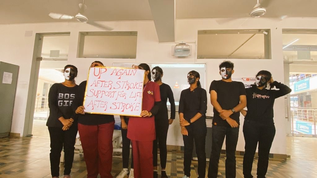 SCAHSOfficial's tweet photo. Ms J Malavi Tutor (NEP) SCAHS, sdelivered an astounding lecture part of SDG (Sustainable development Goals) on Stroke awareness on 31/03/23 @SIMATS2 @SIMATS_IIC @simats_saveetha #SCAHS #Stroke https://t.co/OLLHWifFmy