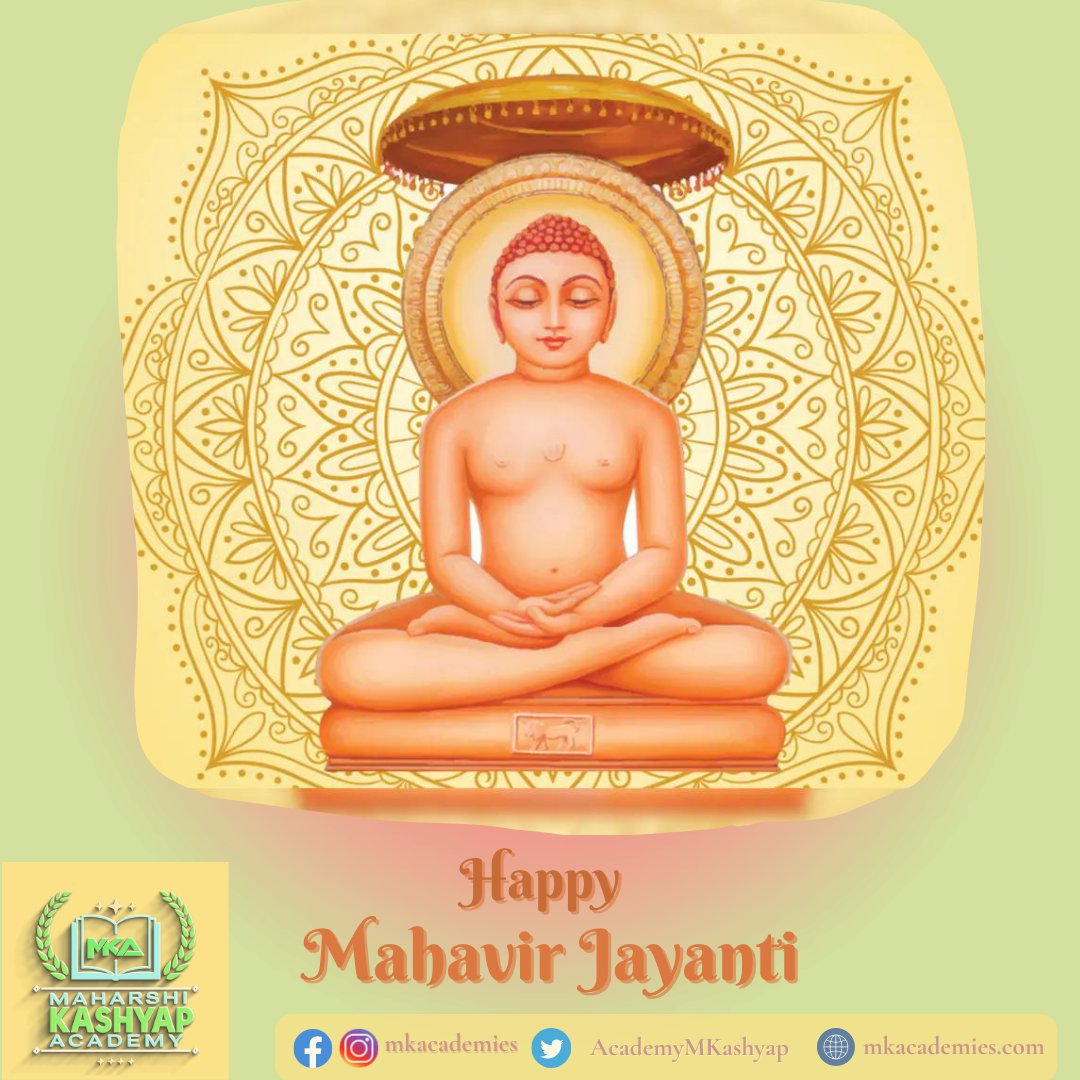 Maharishi Kashyap Academy wishes Happy Mahavir Jayanti to all.
.
.
.
#mahavirjayanti #mahavir #mahavirjayanti #mahavirswami #mahavirji
.
.
.
#mkacademy #mkacademies #maharshikashyapacademy #MaharshiKashyap
.
.
.#upscaspirants #upscmotivation #civilservicespreparation