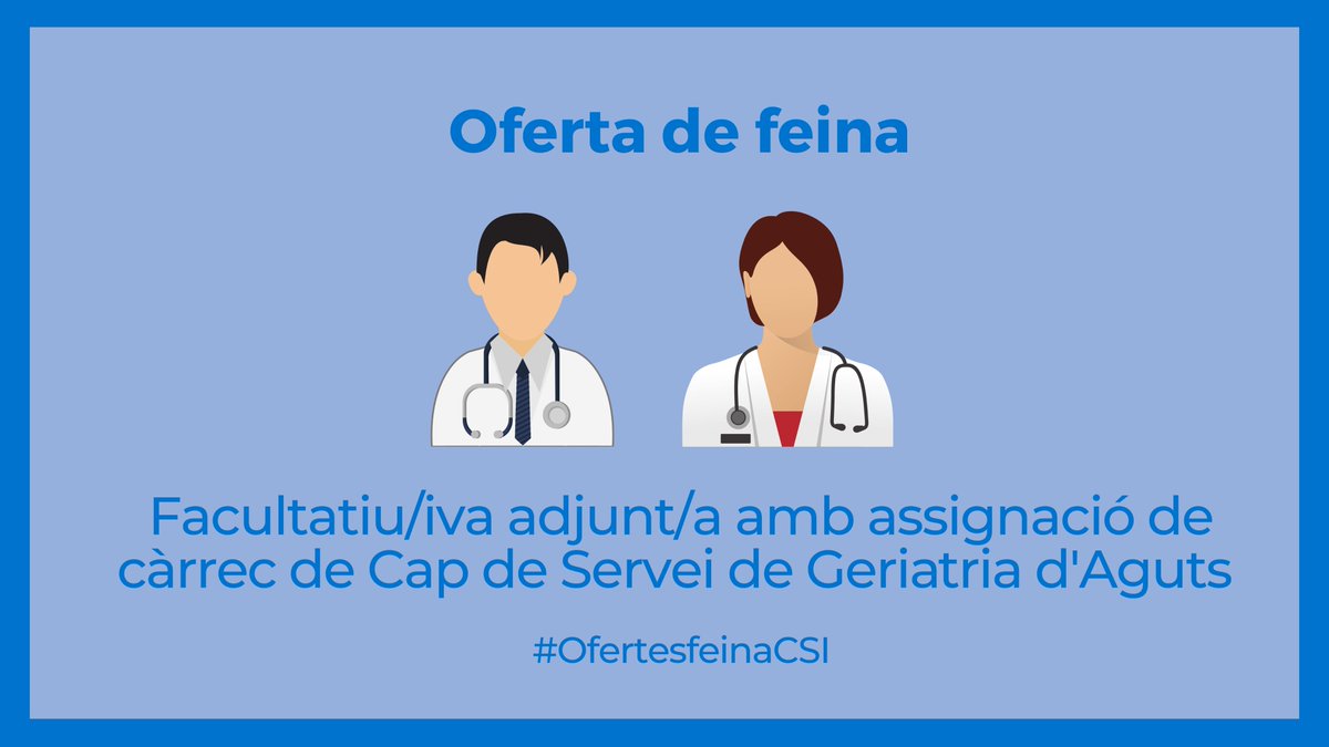 Consorci Sanitari Integral tweet media