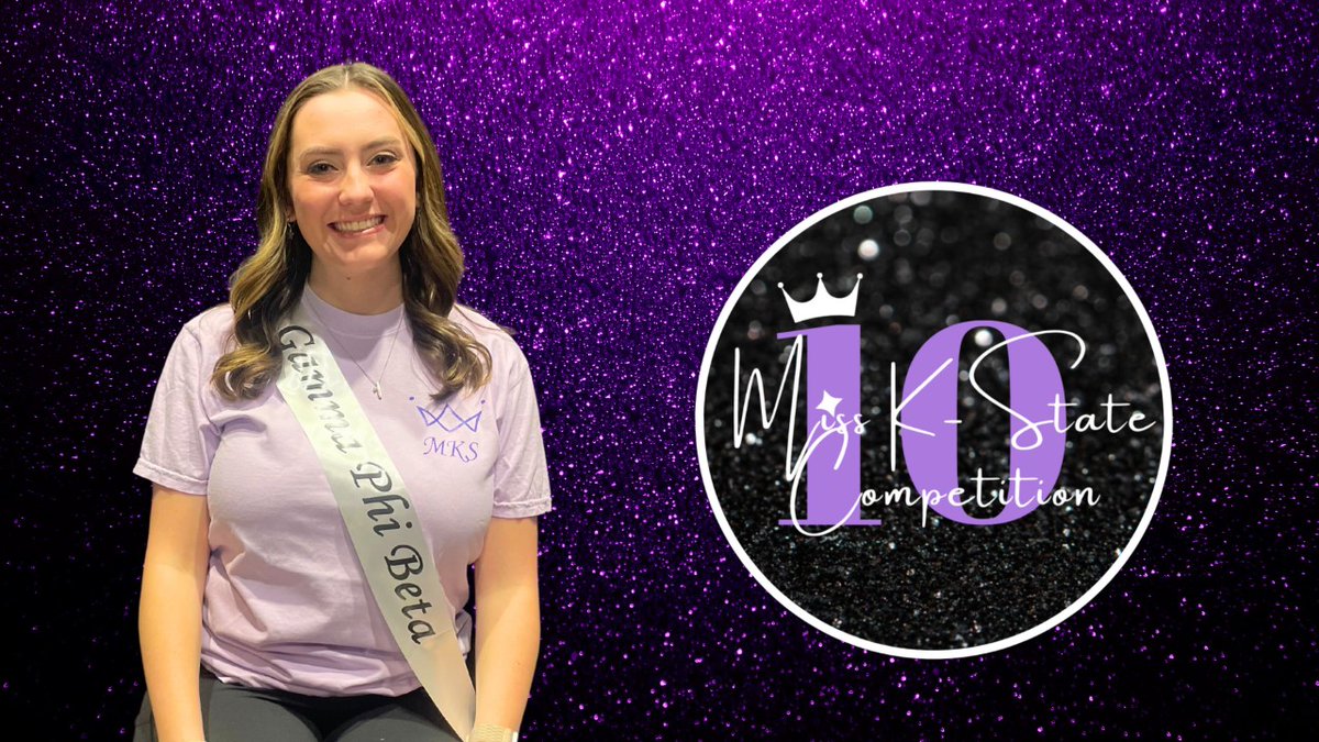 Contestant #10 is Caroline Barber and she will be representing Gamma Phi Beta on April 11th. Retweet this post to help her win the Social Media Contest for Miss K-State! #MKS10
