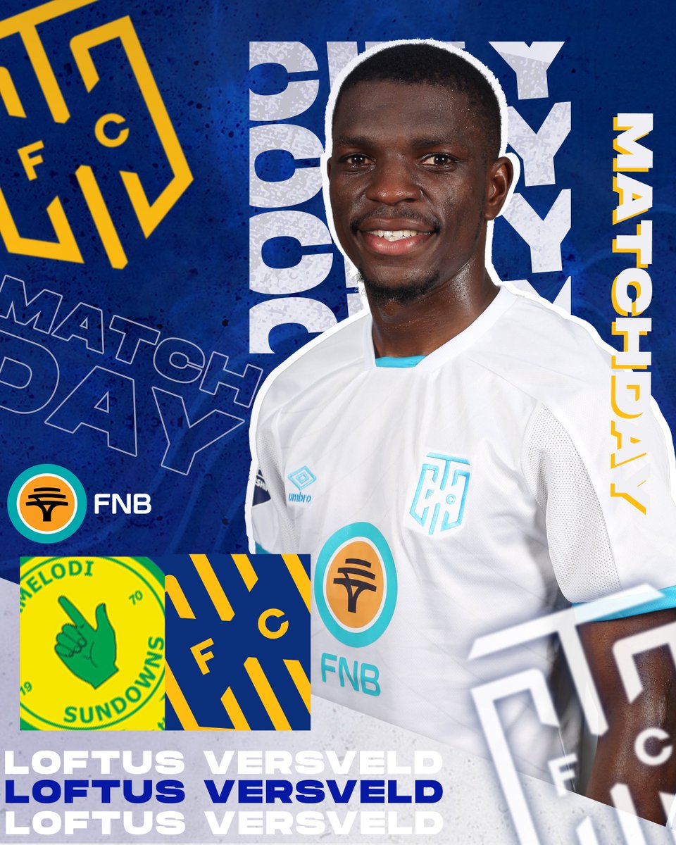 𝐌𝐀𝐓𝐂𝐇𝐃𝐀𝐘 🔥

🆚 Mamelodi Sundowns 
🏆 #DStvPrem 
🗓 Tuesday 4 April
🕢 19h30
📺 SS2
🏟 Loftus Versfeld Stadium

🔙 on the hunt for three points 🙌 ✊