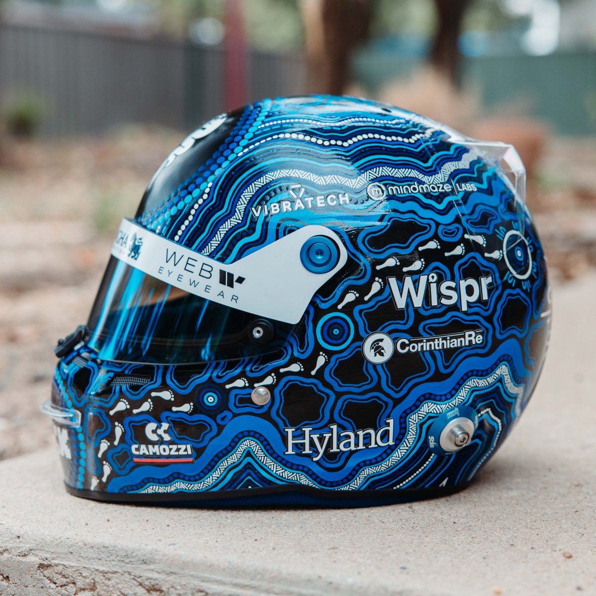 audif1_'s tweet photo. This unique design could be yours – and all in the name of a great cause. ♥️

@ValtteriBottas' special-edition @ausgrandprix helmet, as worn during the #AusGP, is up for auction.

Tap below to submit your bid and raise funds for our official charity partner, @STC_Suisse. ⬇️ #F1