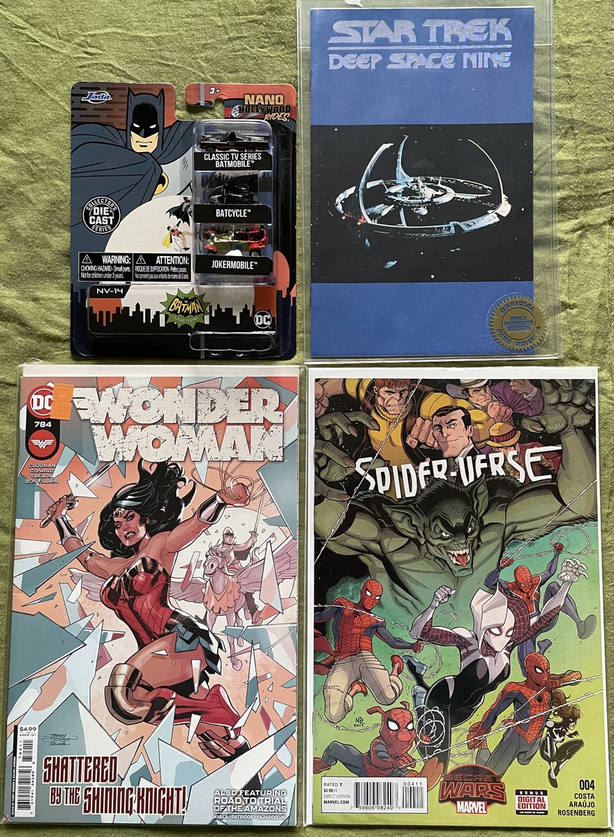 DeeOneAndOnly_'s tweet image. A huge shoutout to @evlvd_collects for the awesome surprise package in the mail! He got each of us our favorites! 💥
We appreciate you so much 🙏🏾

#dontdissolve #stayevolved #wonderwoman #gwenstacy #iambatman #startrekDS9
