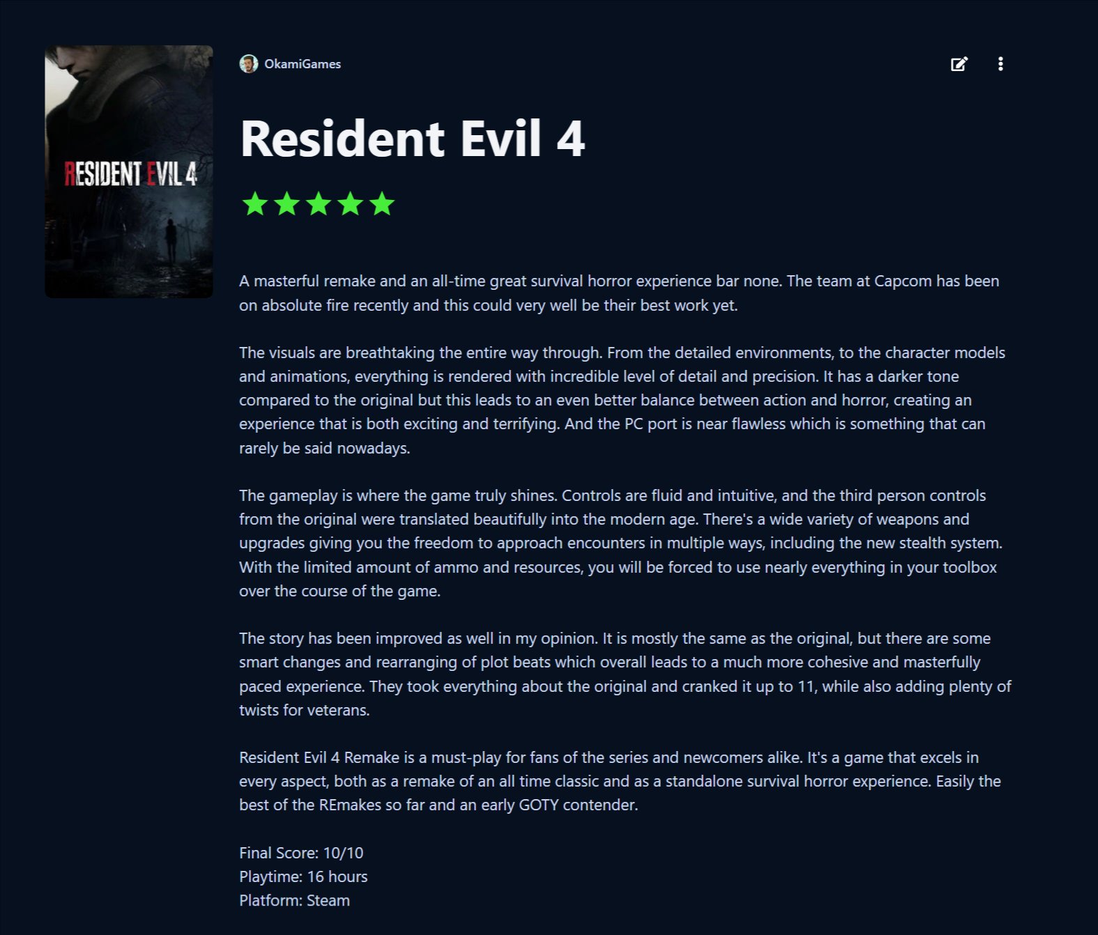 Resident Evil 4 Remake system requirements are pleasantly mild