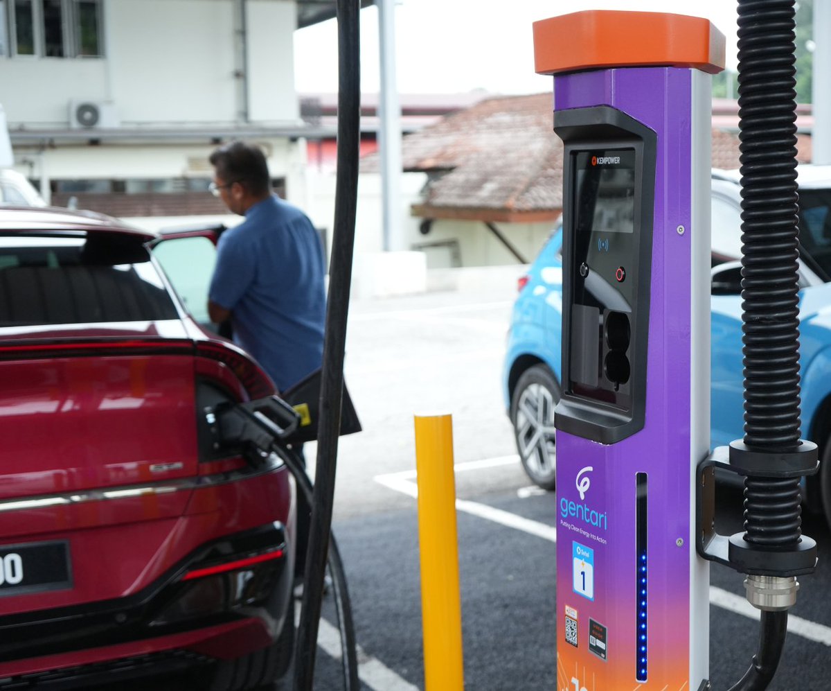 Kempower on Twitter "⚡️ EV connection opened an EV Charging Hub in Bangi, Malaysia, with