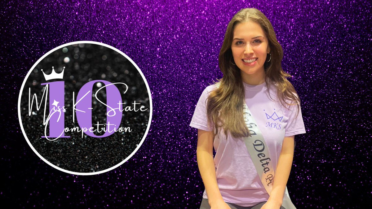 Contestant #16 is Alyssa Ansay and she will be representing Alpha Delta Pi on April 11th. Retweet this post to help her win the Social Media Contest for Miss K-State! #MKS10