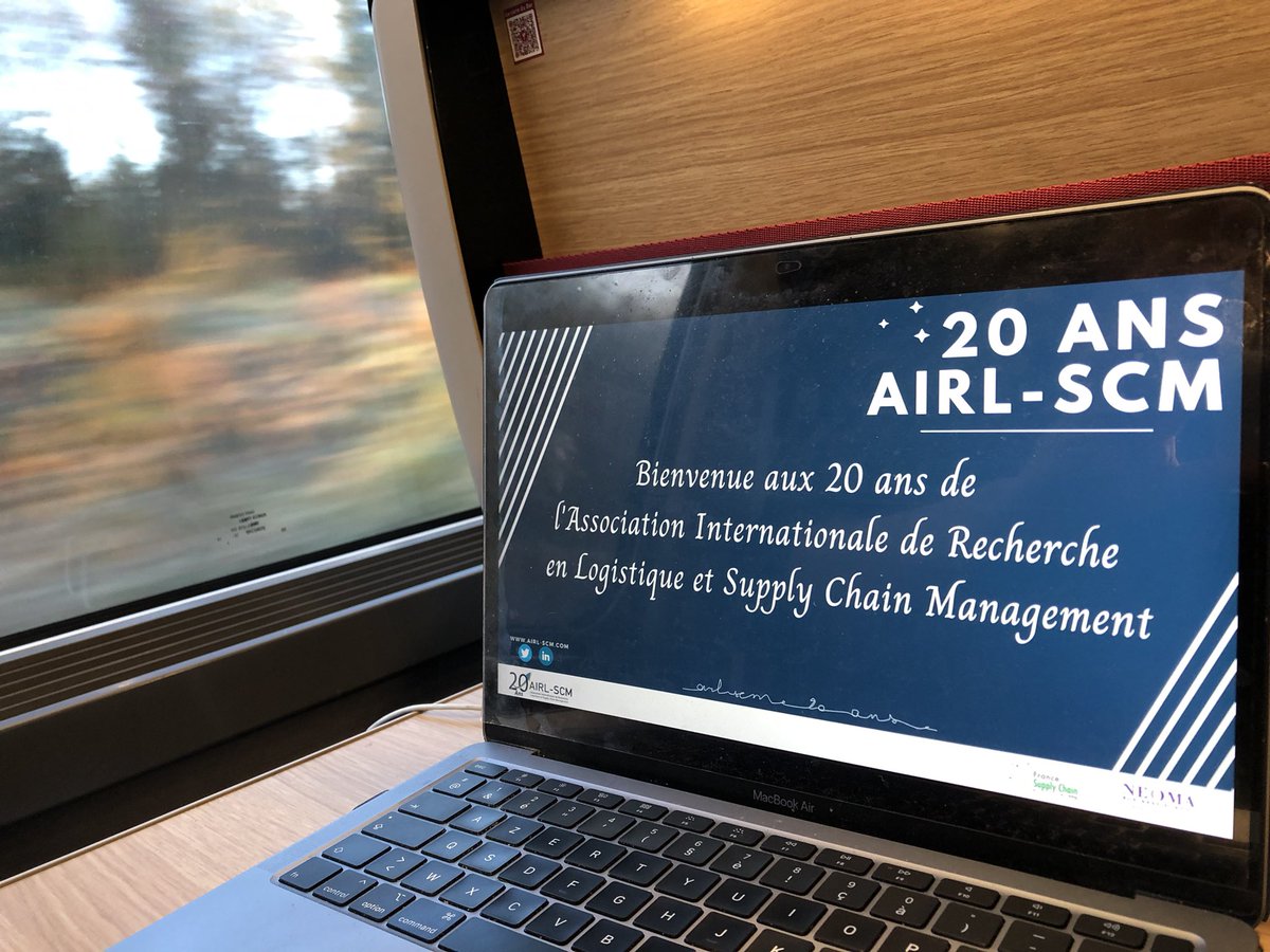AIRL_SCM's tweet photo. Here « ouigo »… pour les #20ans de l’@AIRL_SCM sur le campus parisien de @NEOMAbs. Jour J, hâte de tous se retrouver pour ce bel événement pour la communauté #logistique et #scm https://t.co/IcRiHReokM